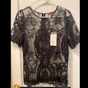 7 for all man kind lace shirt